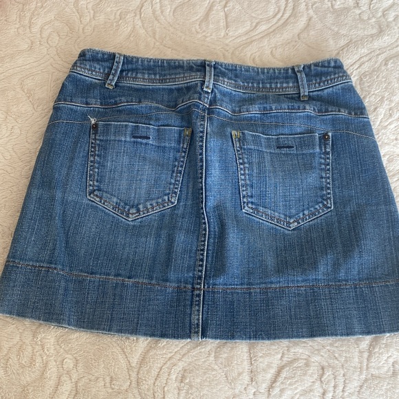 Elle Jeans Vintage 5 Pocket Denim Mini Skirt Size 4 - Picture 5 of 11